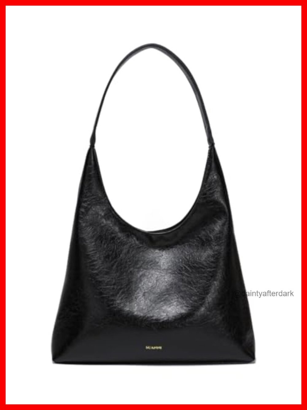 Vegan Leather Hobo Bag Slouchy Shoulder Tote Purse Fall Everyday